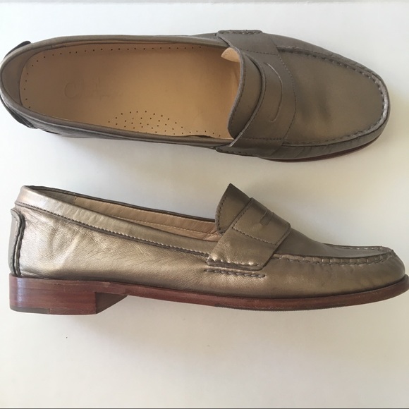 Cole Haan Shoes - Cole Haan Metallic Penny Loafers